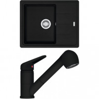 FRANKE Set G55MČ BFG 611-62 černá matná + FC 9547.901