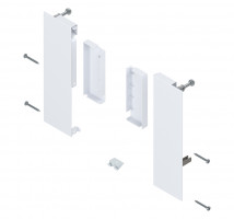 BLUM ZI4.2ES1 Merivobox, čelní příchyty vnitřní zásuvky E reling, bílá