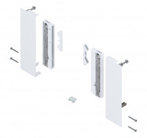 BLUM ZI4.4ES1 Merivobox, čelní příchyty vnitřní zásuvky E sklo, bílá