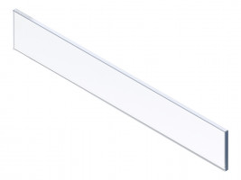 BLUM ZE4L458G Merivobox, přední sklo nízké, KB600 bok 18/19 mm, čiré