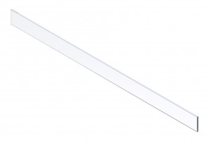 BLUM ZE4L1058G Merivobox, přední sklo nízké, KB1200 bok 18/19 mm, čiré