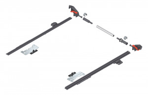 BLUM ZS4.400MU boční stabilizace MERIVOBOX, 270-400mm