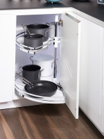 KES 260543 karusel 180°, rohové police, Arena Classic, 900mm, 1/2 kruh