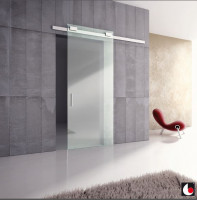 K-TERNO Diva Fluid sada kování pro skleněné dveře tlumič 3m stříbrná