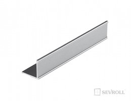 SEVROLL 00079 úhelník K2 Decor 2,35m stříbrná