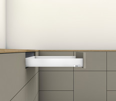 K-BLUM Merivobox, zásuvka N 450mm/40kg, bílá, Inserta