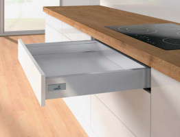 K-HETTICH Atira zásuvka 70, 520mm/50kg, stříbrná, PTO