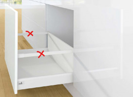 K-HETTICH ArciTech zásuvka 282, 550mm/40kg, bílá, SiSy