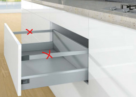 K-HETTICH Arcitech, čelní, stříbrný, 350/94/218, 40kg, SiSy