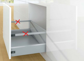 K-HETTICH ArciTech, čelní, stříbrný, 400/126/282, 40kg, SiSy