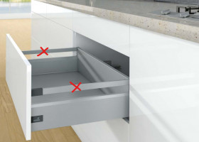 K-HETTICH ArciTech, čelní, stříbrný, 500/126/186, 40kg, SiSy