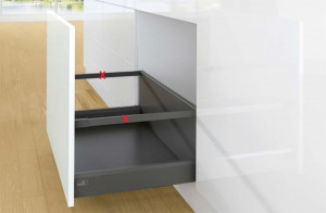 K-HETTICH ArciTech zásuvka 282, 400mm/40kg, antracit, SiSy