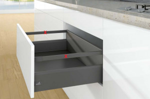 K-HETTICH ArciTech, čelní, antracit, 500/126/218, 60kg, SiSy