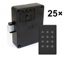 LEHMANN Elektronický zámek s klávesnicí M410 TA3 černá - průmyslné balení