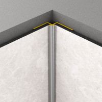 Rocko Tiles vnitřní rohový profil HNĚDÝ 2,8 m