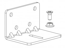 TERNO interiérové posuvné dveře 180-250kg, držák horního vedení