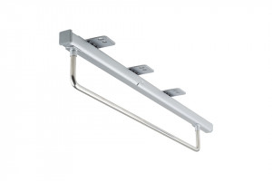 HETTICH 9136277 výsuvný věšák na ramínka, 400 mm, stříbrná