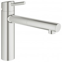 GROHE Baterie kuchyňská Concetto vytahovací perlátor supersteel 31129DC1