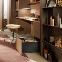 K-BLUM Legrabox, zásuvka F 650mm/70kg, Blumotion/TOB, černá, Expando