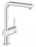 GROHE 32168000 Baterie Minta L-výpusť vytahovací perlátor chrom