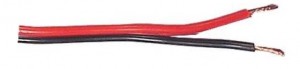 StrongLumio Dvojlinka 2x0,5mm2 20AWG červeno-černá
