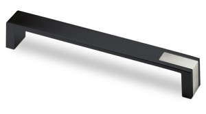 HETTICH 9207481 úchytka INTRA 204/192 mm černá matná/Imitace nerezi