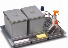 GOLLINUCCI Sorter Sistema 939/2 800mm 2x16l šedá