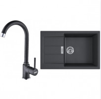 FRANKE Set T90Č S2D 611-78 XL černá + FP 9000.071 onyx