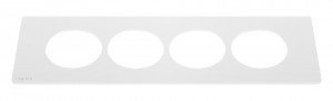 LEGRAND DisqIn rámeček, 8 modulů, bílá