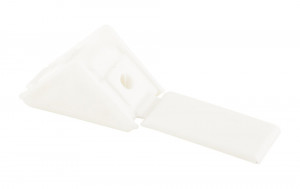 STRONG úhelník spojovací plastový malý bílý (02)