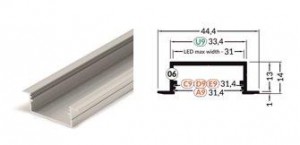 StrongLumio profil LED Vario30-06 (3m) bílý