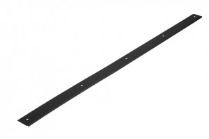 Ukončovací lišta pro pracovní desku 38mm "0" radius délka 900mm levá černá mat