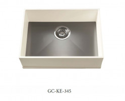 GETACORE dřez GC-KE-345 GC2003 Trento White s přepadem