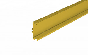 TULIP Gola dvířkový C profil s LED 4,1m tmavá zlatá broušená