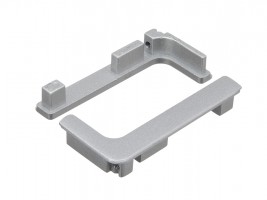 TULIP Gola II otevřená koncovka J profilu eloxovaný hliník P+L