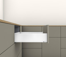 K-BLUM Merivobox, zásuvka K 350mm/40kg, bílá, vrut