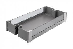 VIBO Essence, potravinová skříň, koš, 300mm, šedá