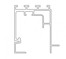 TERNO Solo Vetro Light horní vedení 2250/A 6m stříbrná elox