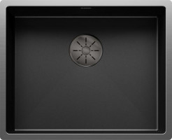 BLANCO 527834 Dřez Claron 500-U InFino bez táhla Durinox DarkSteel Satin