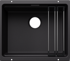 BLANCO 527754 Dřez Etagon 500-U bez odtokové sady Silgranit černá
