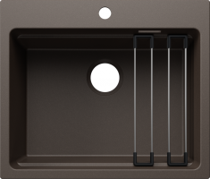 BLANCO 527752 Dřez Etagon 6 bez odtokové sady Silgranit kávová
