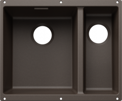 BLANCO 527824 Dřez Subline 340/160-U bez odtokové sady Silgranit kávová