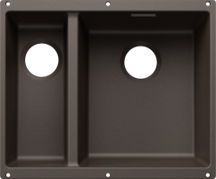 BLANCO 527816 Dřez Subline 340/160-U bez odtokové sady Silgranit kávová