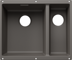 BLANCO 527819 Dřez Subline 340/160-U bez odtokové sady Silgranit šedá vulkán