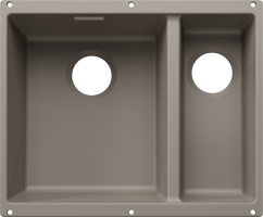 BLANCO 527825 Dřez Subline 340/160-U bez odtokové sady Silgranit tartufo