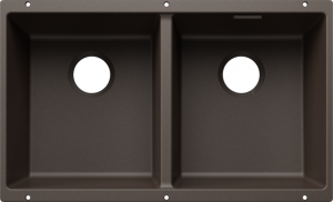 BLANCO 527832 Dřez Subline 350/350-U bez odtokové sady Silgranit kávová