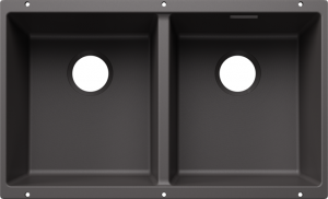 BLANCO 527830 Dřez Subline 350/350-U bez odtokové sady Silgranit šedá skála