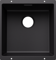 BLANCO 527786 Dřez Subline 400-U bez odtokové sady Silgranit černá