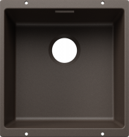 BLANCO 527792 Dřez Subline 400-U bez odtokové sady Silgranit kávová