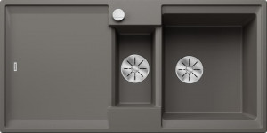 BLANCO 527604 Dřez Adira 6 S InFino s excentrem Silgranit šedá vulkán